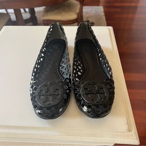 Tory Burch Black Reva Flats